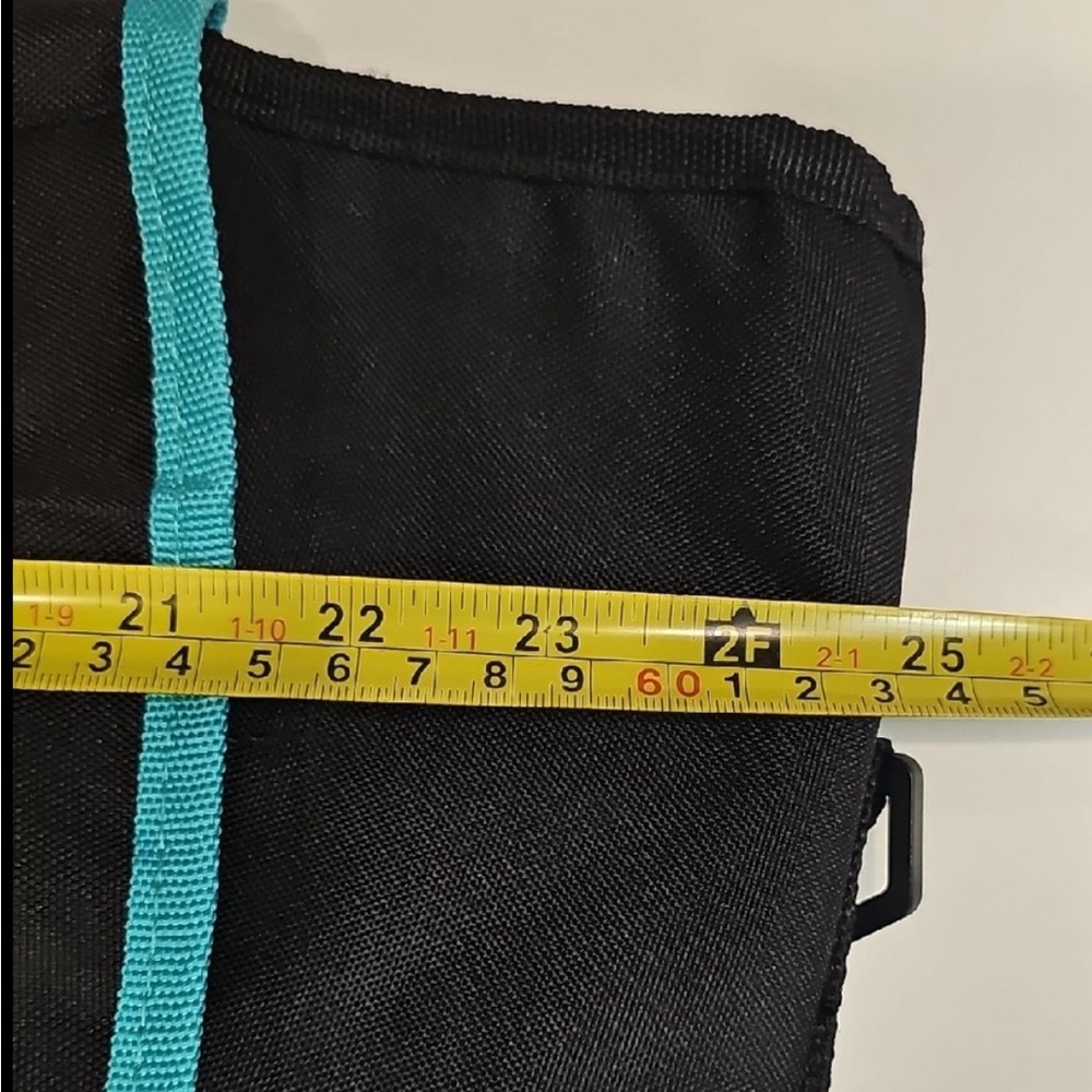 🌺 Tupperware Black Tote with Blue Trim - Picture 4 of 4